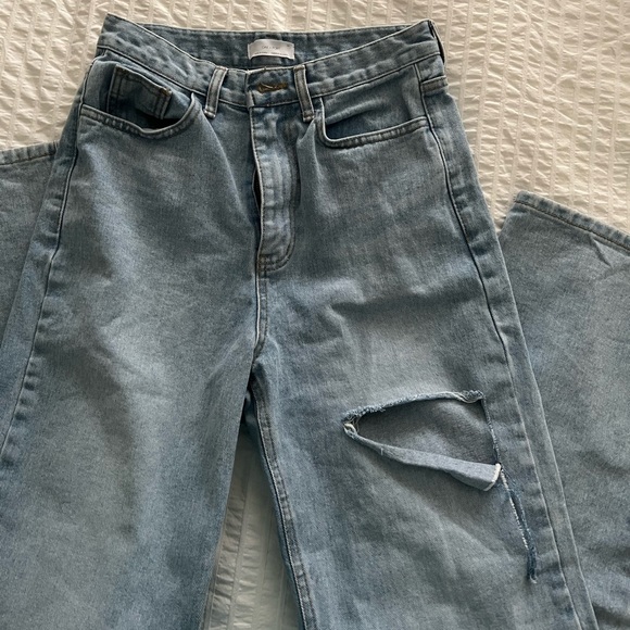 OAK + FORT Wide Leg jeans with cutout - Picture 6 of 6